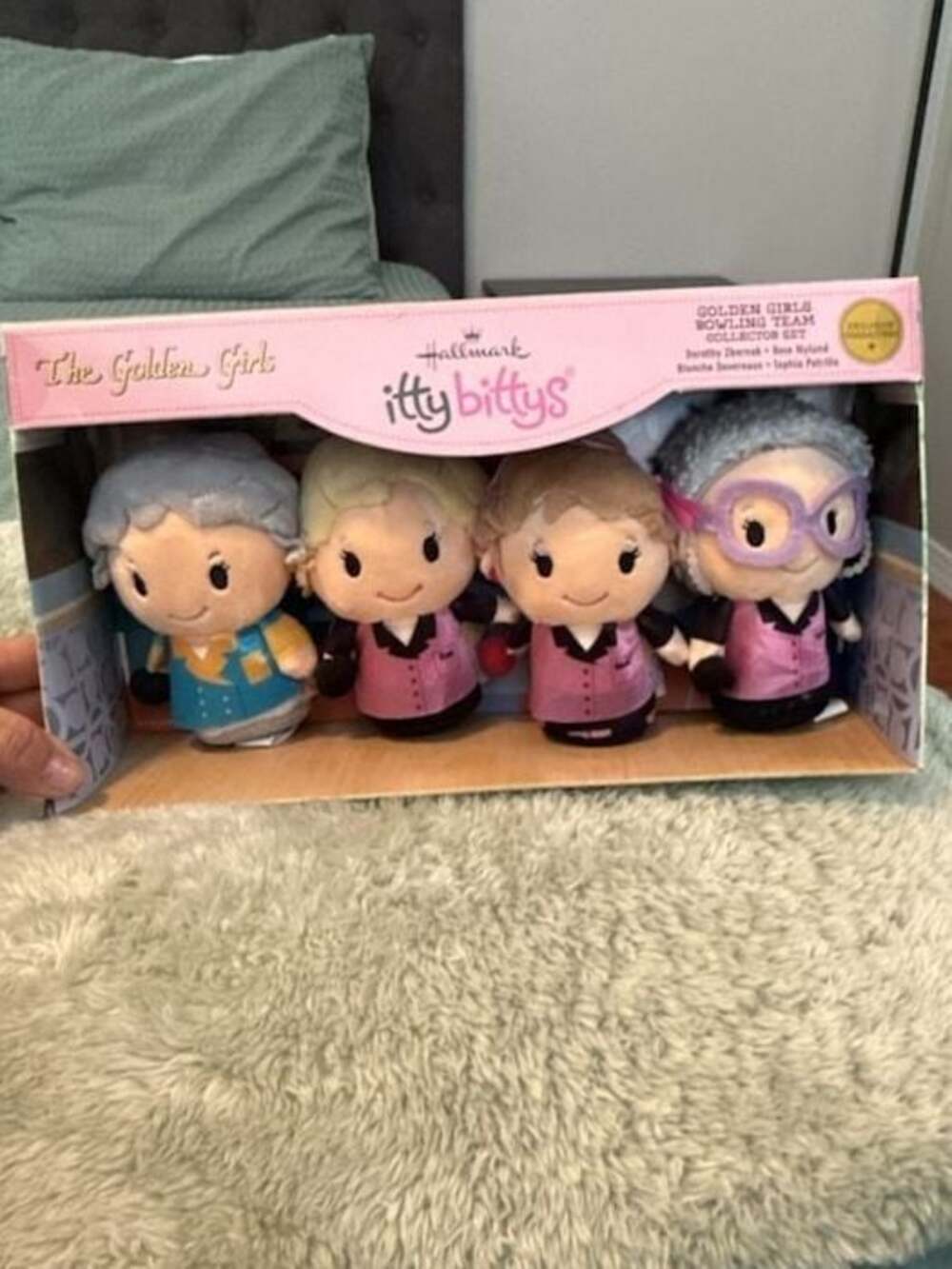 Hallmark Itty Bittys The Golden Girls Bowling Team Collector Set